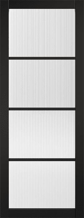 Black Soho Reeded Glazed 1 Black Soho Reeded Glazed
