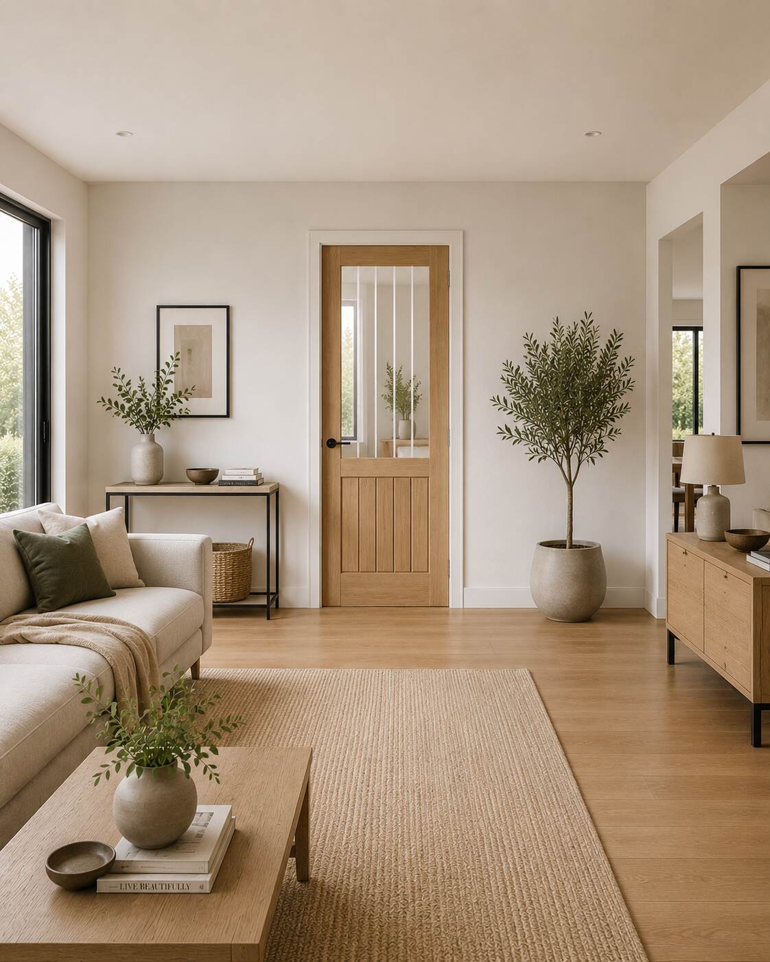 oak mexicano glazed half light