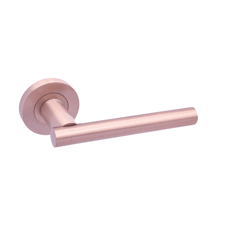 Ironmongery Hyperion Rose Gold Tone Handle Pack 1 Ironmongery Hyperion Rose Gold Tone Handle Pack