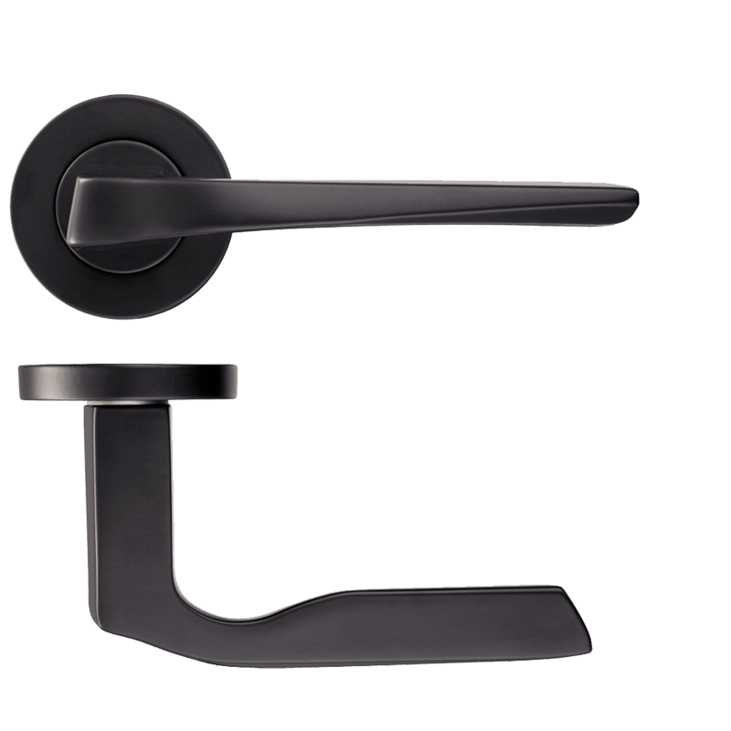 Ironmongery Carina Matt Black Handle Hardware Pack 1 Ironmongery Carina Matt Black Handle Hardware Pack